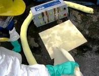 Oil absorbent pads