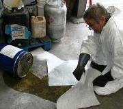 Oil absorbent pads